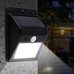 SOLAR LIGHT LAMPE SOLAIRE D'EXTÉRIEUR 20 LED AVEC DÉTECTEUR DE MOUVEMENT